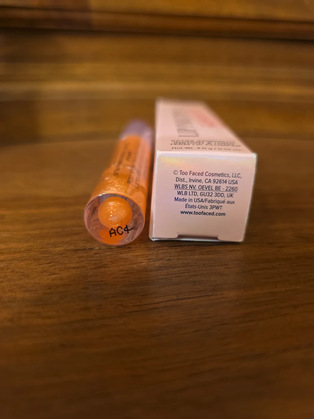 Too Faced Lip Injection Maximum Plump, Cotton Candy Kisses, .14oz--NIB